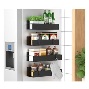 4 Pack Magnetic Spice Storage Rack